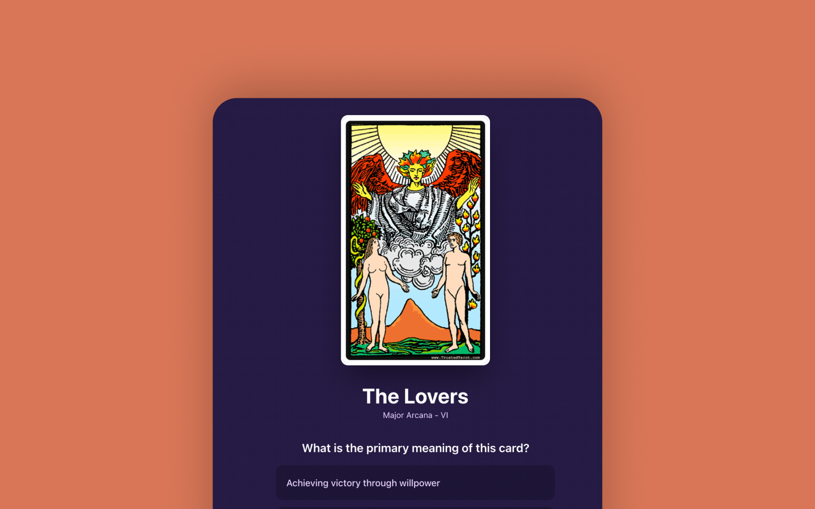 Tarot Cards Quiz